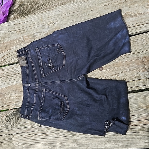American Eagle Faded Black Stretch Mom Jeans - Picture 8 of 8